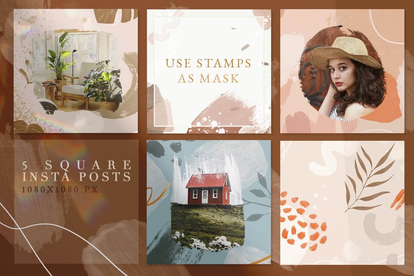 90个抽象的Procreate和PS笔刷素材下载