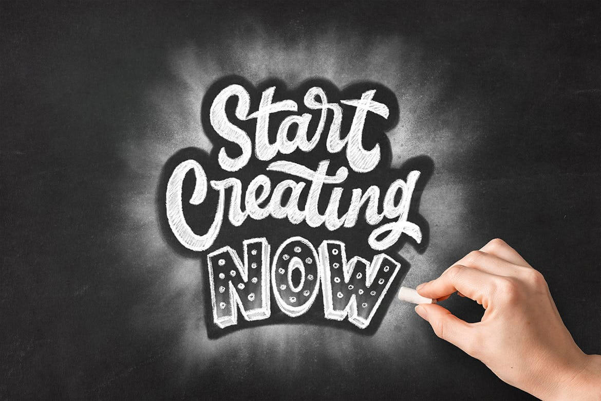 Procreate粉笔手绘笔刷素材下载