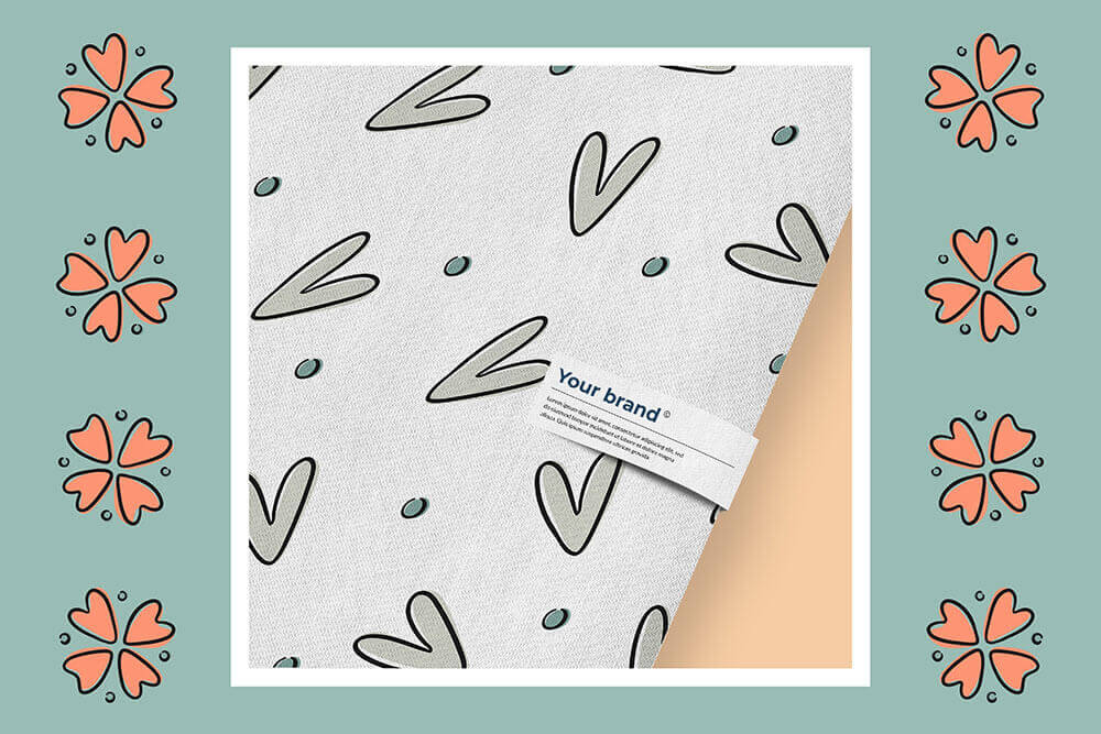 28个清新复古的抽象无缝矢量花卉图案素材包