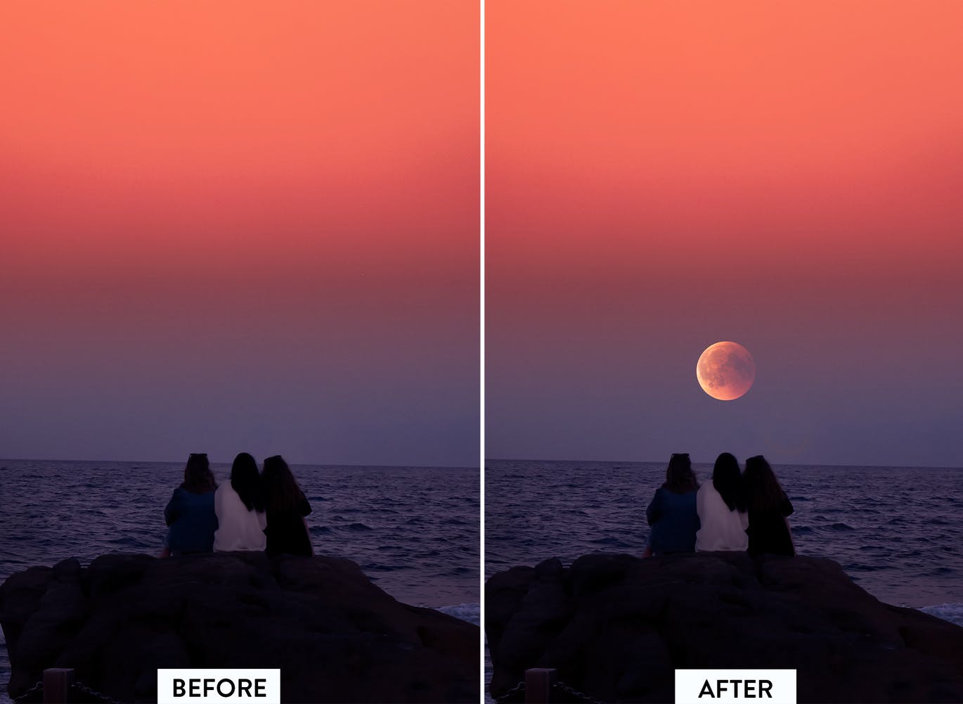 30个月亮叠加纹理图片素材集合