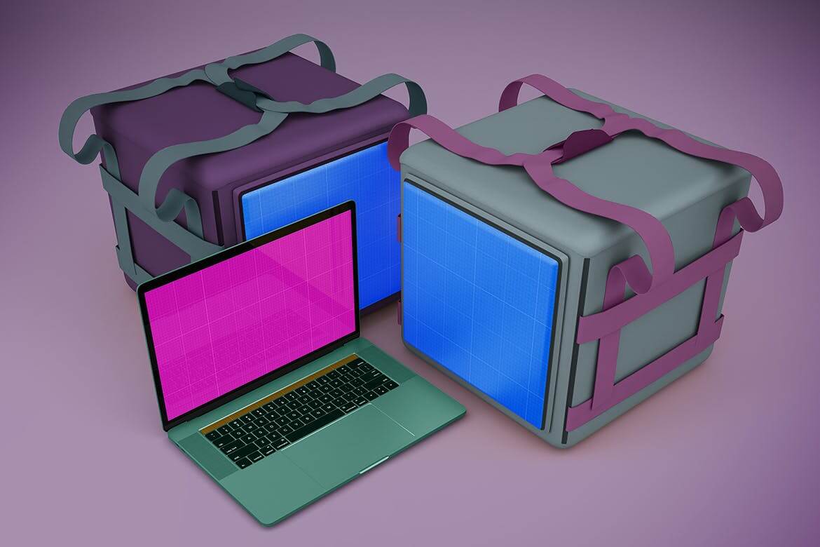 iMac电脑样机PSD素材下载