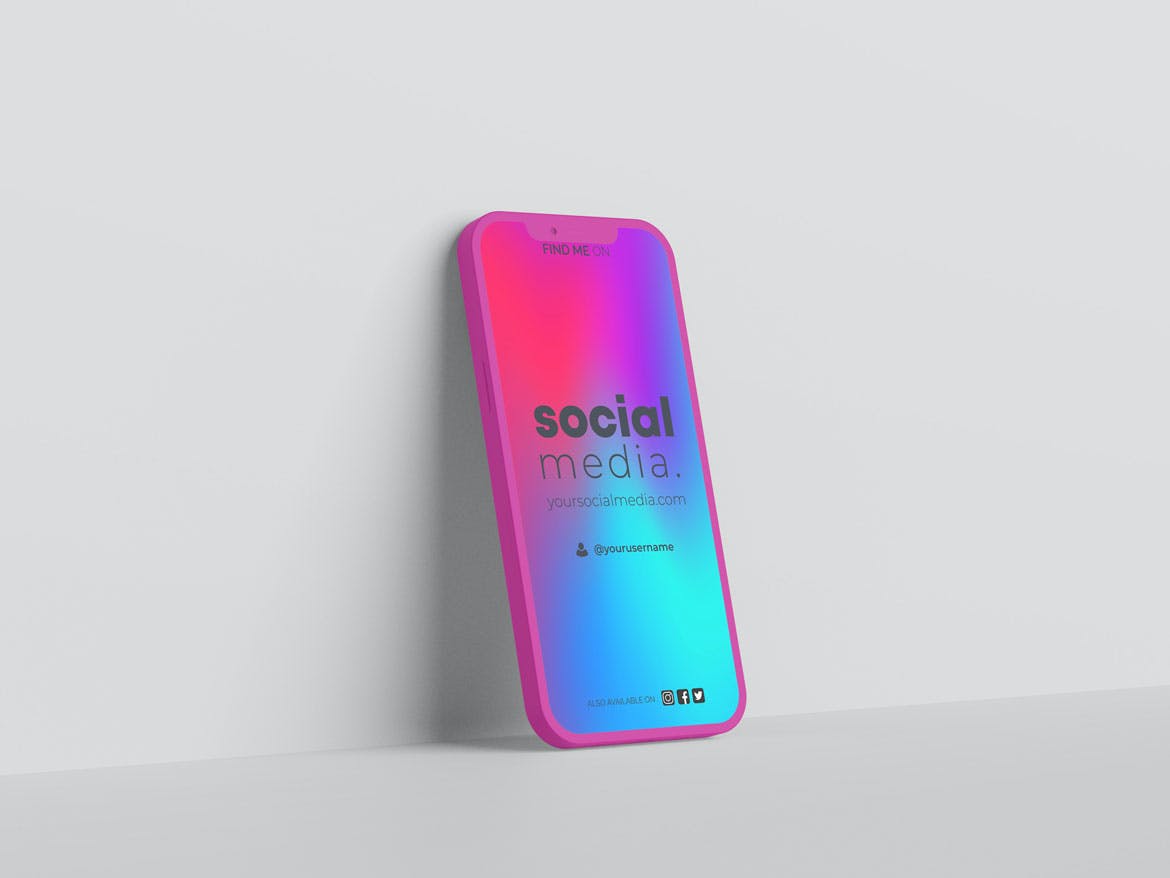 逼真细腻的iPhone 12 Pro APP UI样机PSD素材包