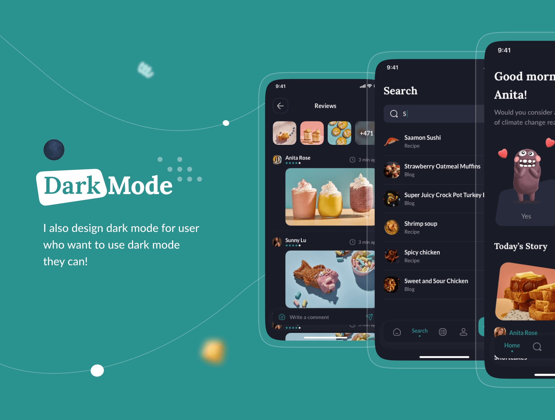 110+食谱烹饪餐饮美食主题APP UI KIT素材包