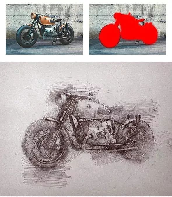 PS图片转手绘素描画动作，效果太逼真（含视频教程）