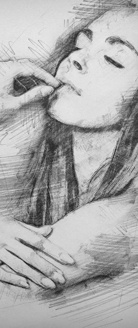 PS图片转手绘素描画动作，效果太逼真（含视频教程）