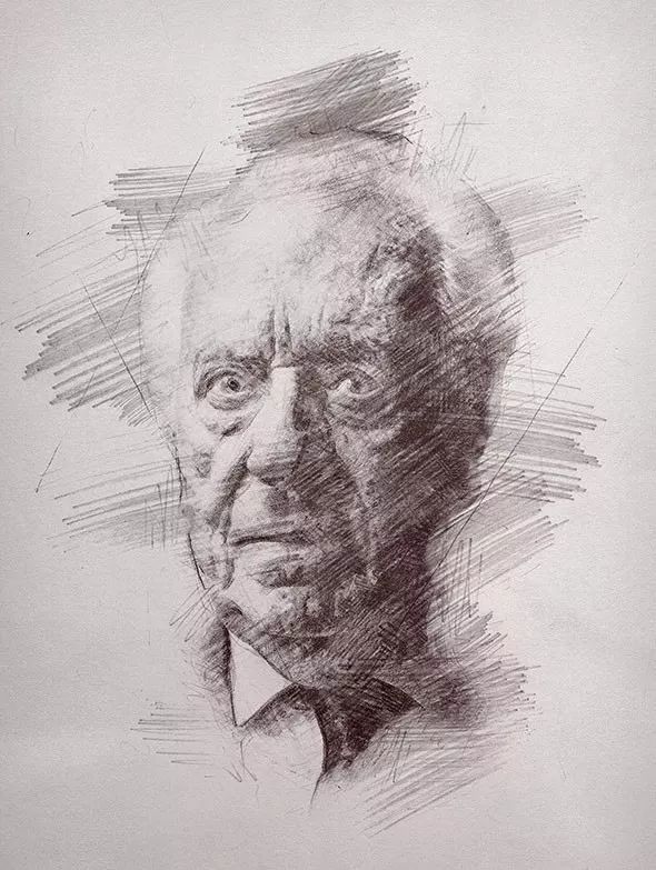 PS图片转手绘素描画动作，效果太逼真（含视频教程）