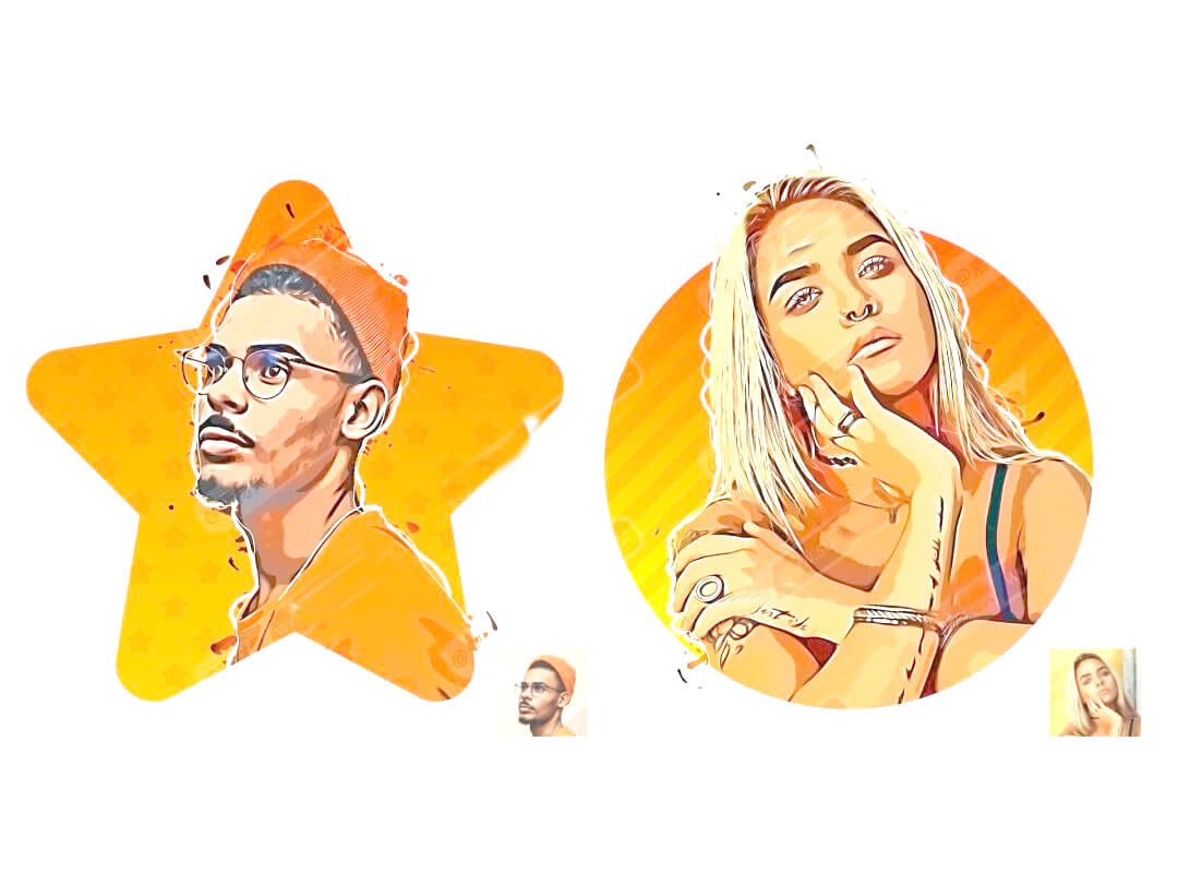 PS插件：一键将照片转换为卡通风格照片