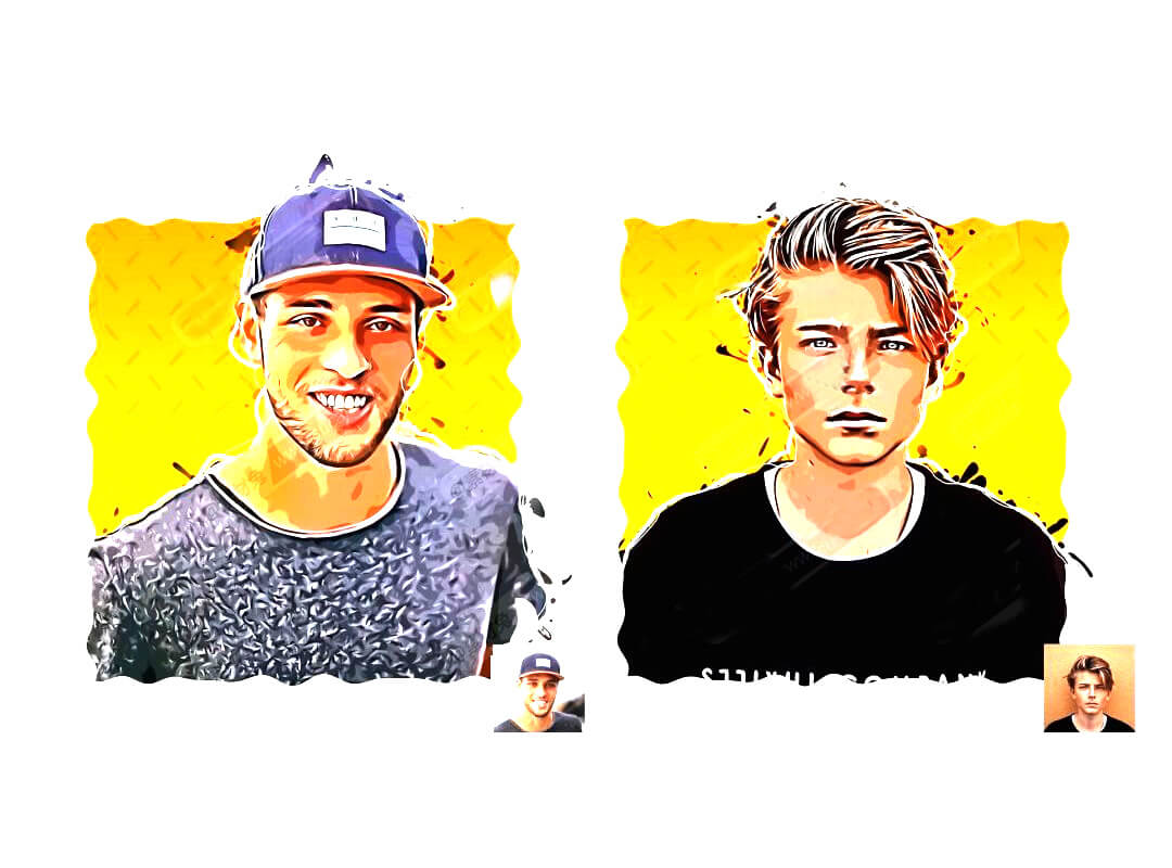 PS插件:一键将照片转换为卡通风格照片