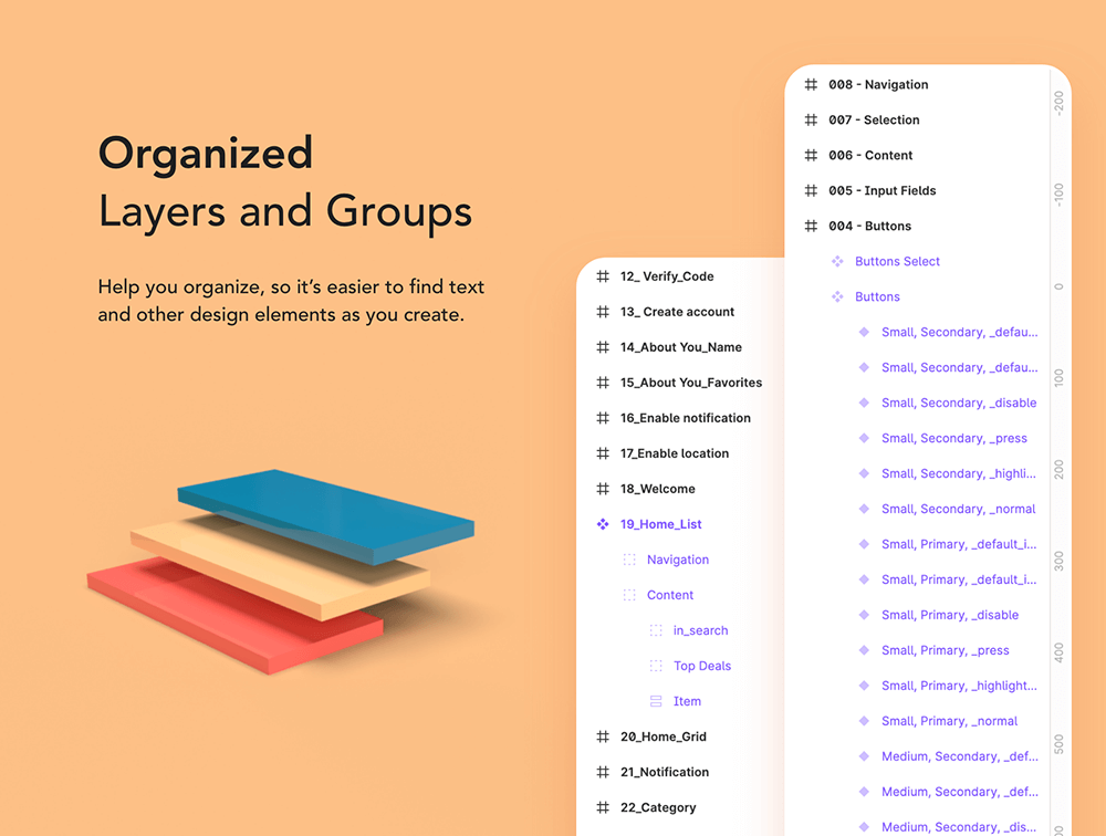 60个粉色优雅简洁本地交易平台APP UI素材包（Figma）