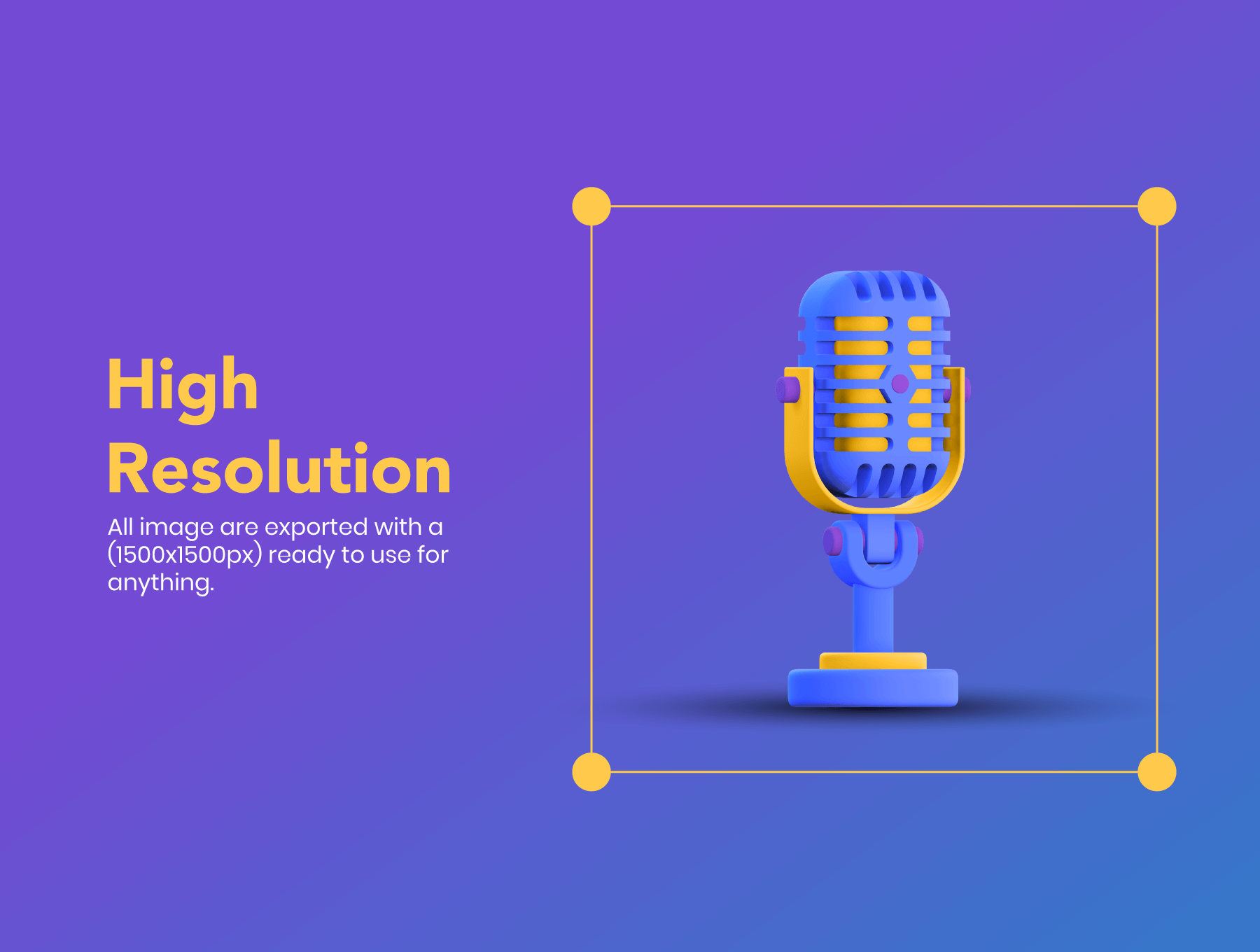 40个经常用到的3D图标素材包