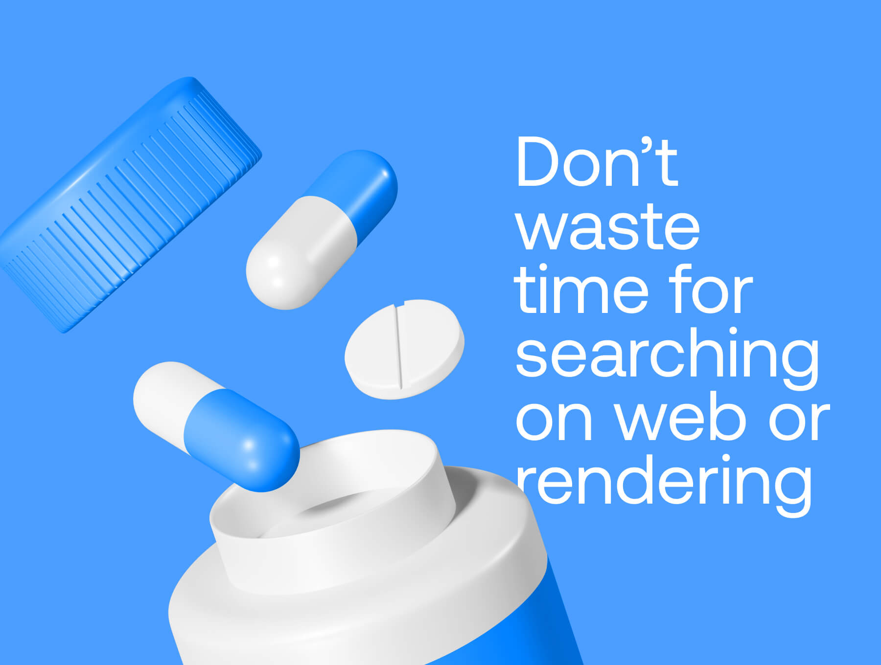 40个医药医疗相关3D元素BLENDER图标素材包