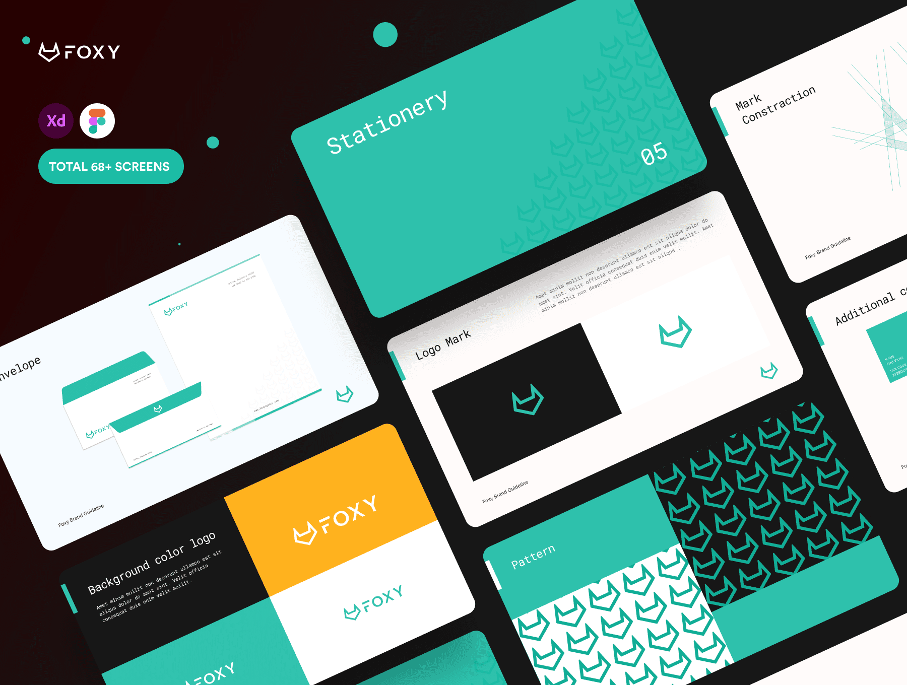 69个完整的橙色主题VI系统源文件