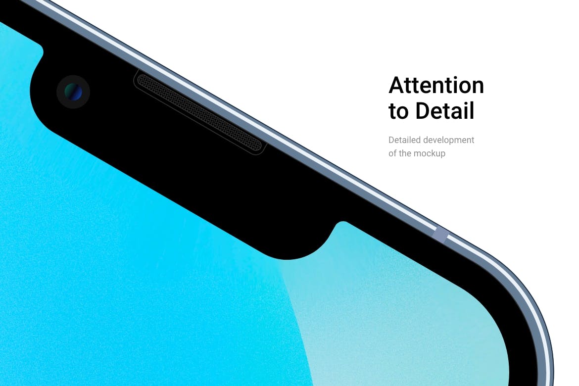 4种颜色轻量级iPhone 13 Pro手机模型样机素材