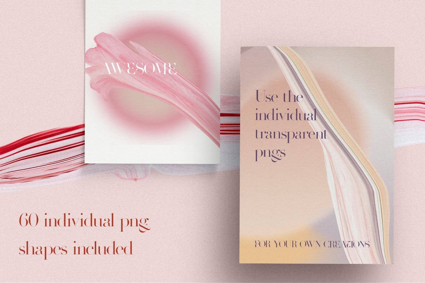 20个高分辨率清新优雅的颗粒渐变背景纹理素材包