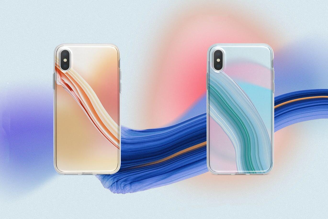 20个高分辨率清新优雅的颗粒渐变背景纹理素材包