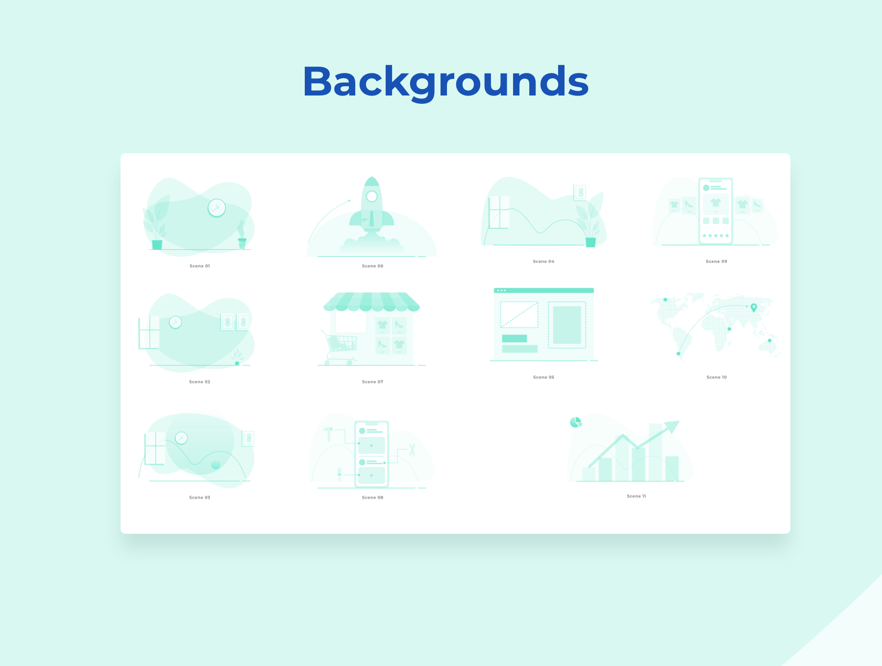 一套生动有趣的电子商务ICON图标