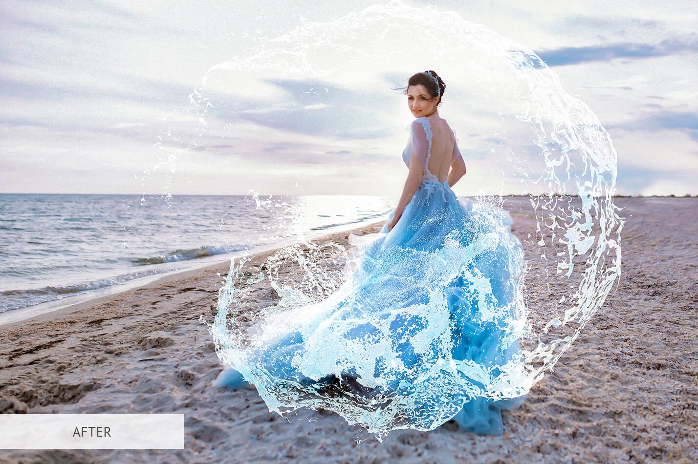 水花飞溅Photoshop叠层PNG素材