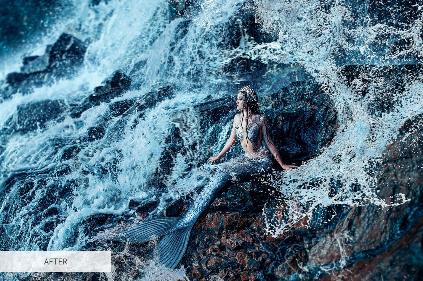 水花飞溅Photoshop叠层PNG素材