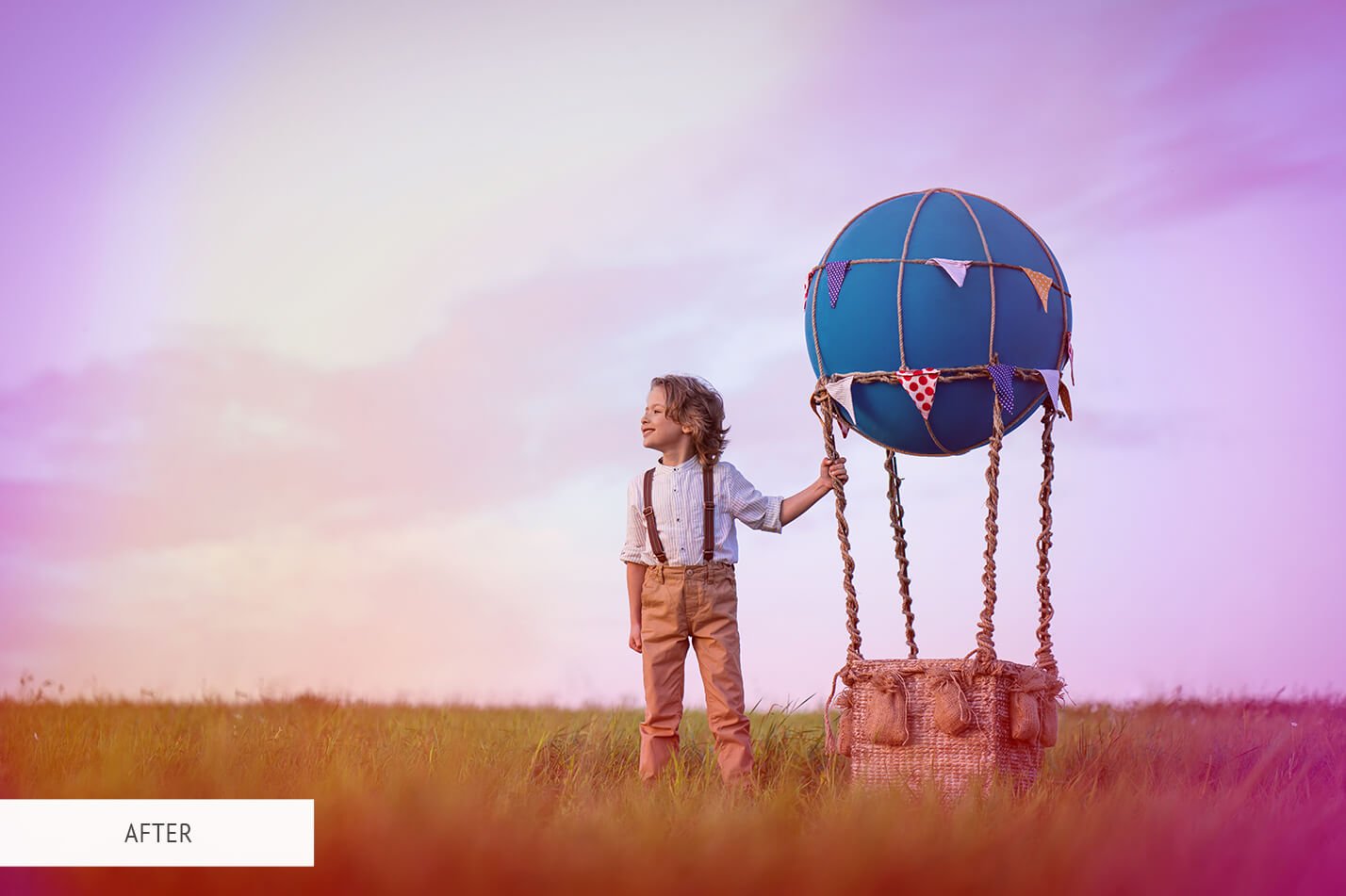 25个彩虹色调照片叠层PNG素材