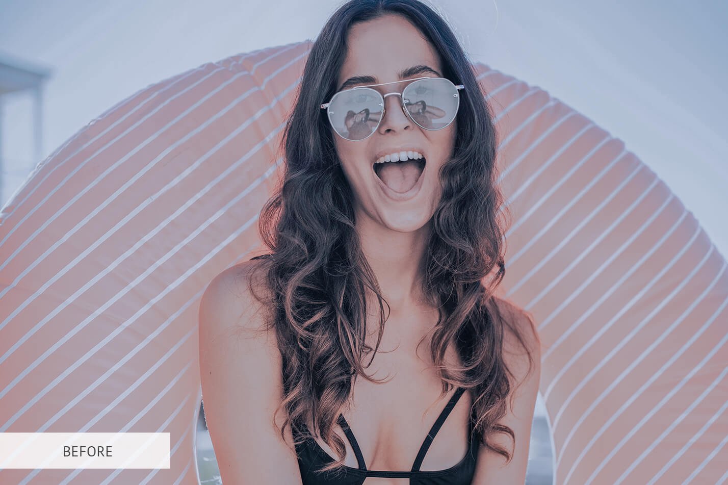 25个彩虹色调照片叠层PNG素材