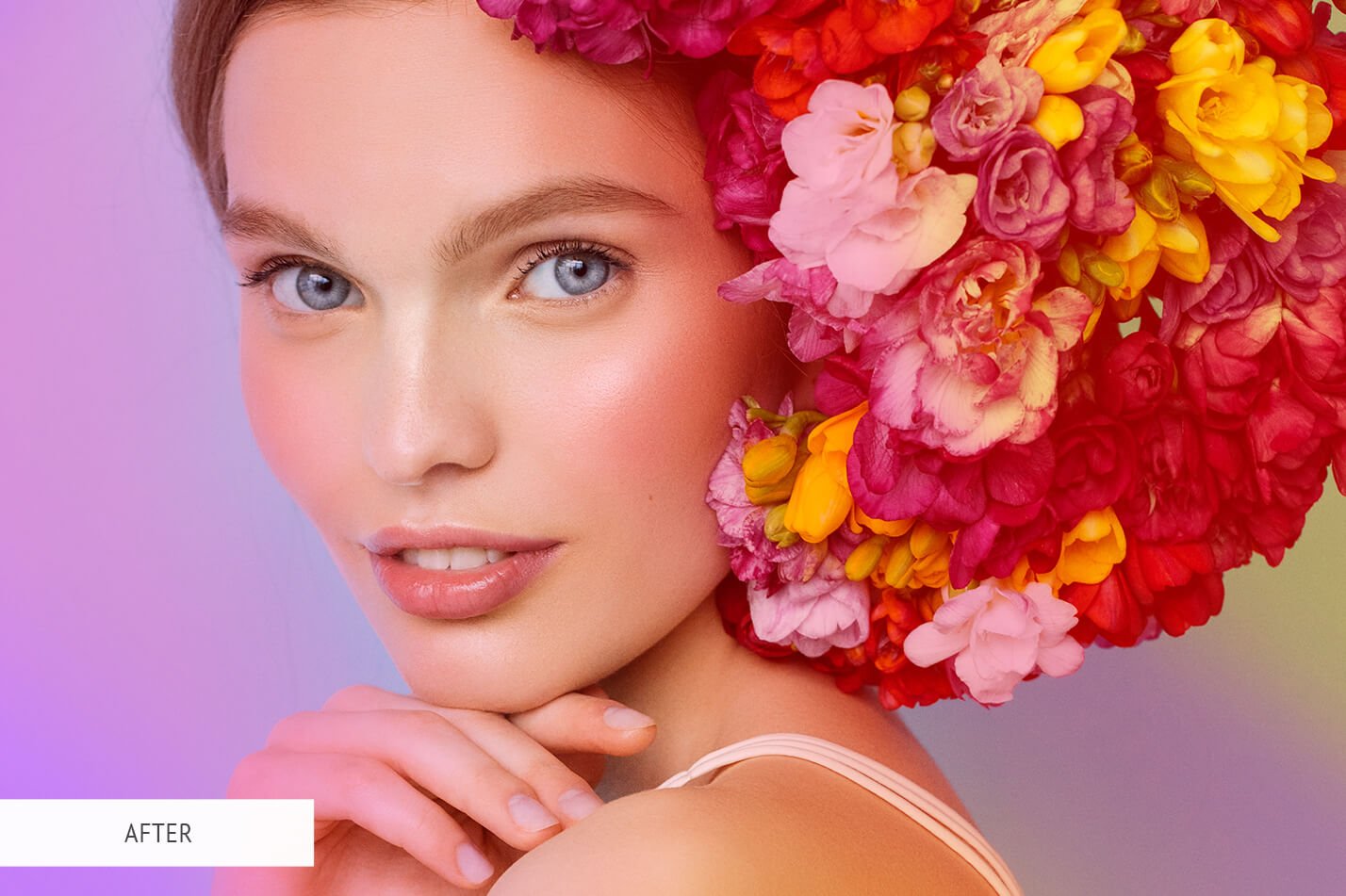 25个彩虹色调照片叠层PNG素材