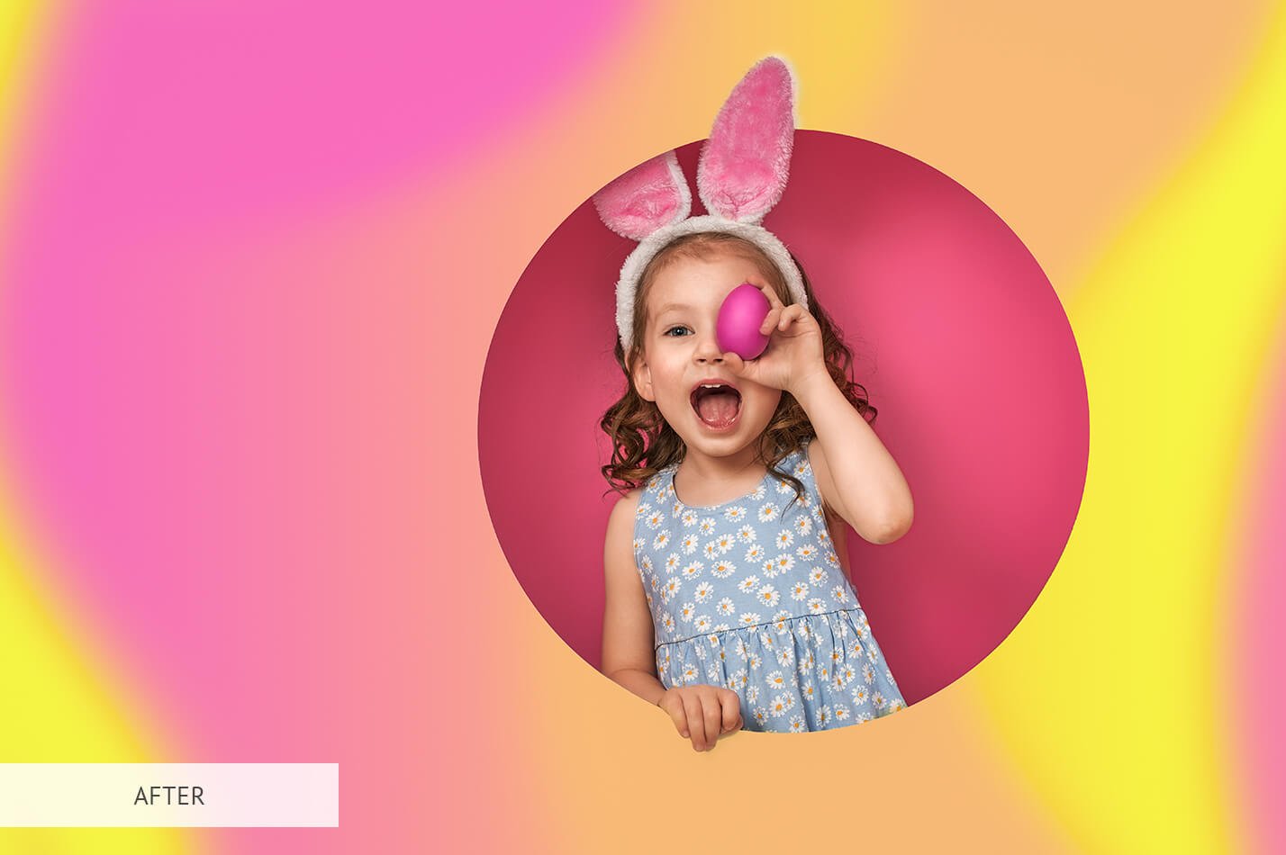 25个彩虹色调照片叠层PNG素材