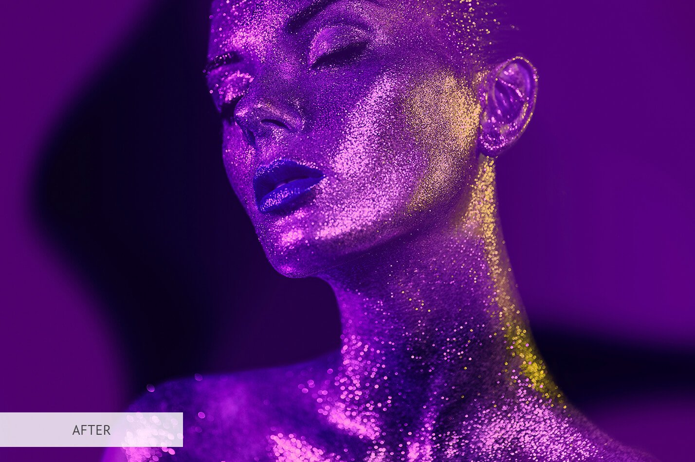 25个彩虹色调照片叠层PNG素材