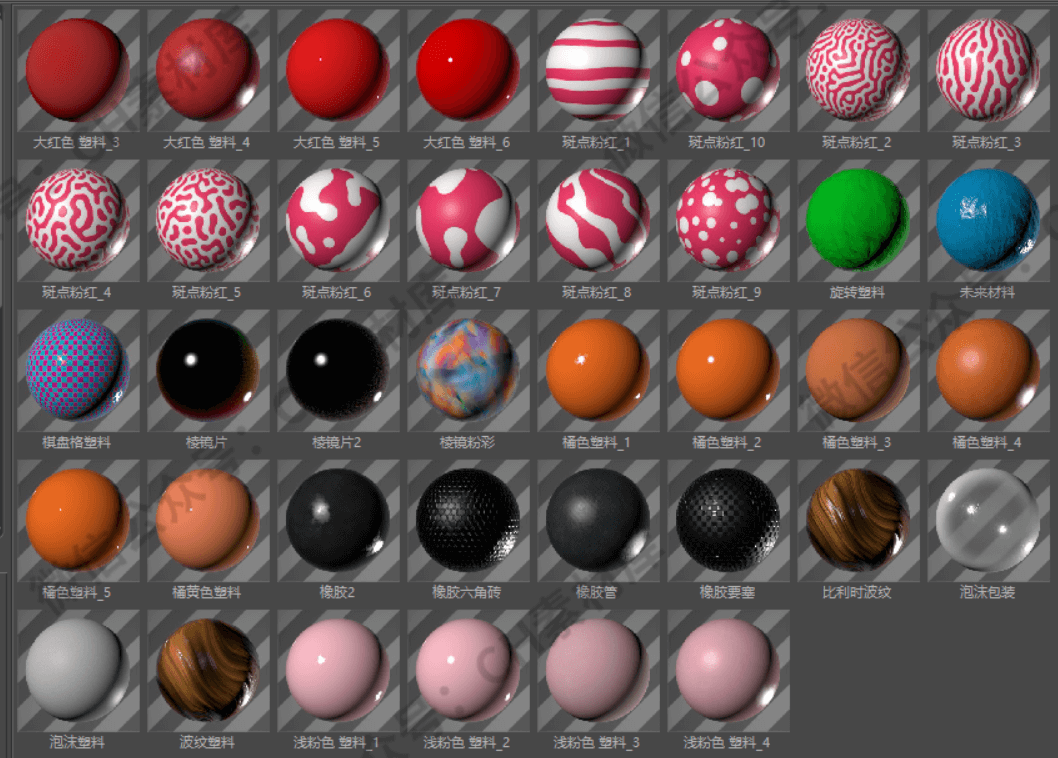 REDSHIFT红移渲染器福音！20GB史诗级中文材质合集让你的作品更逼真！