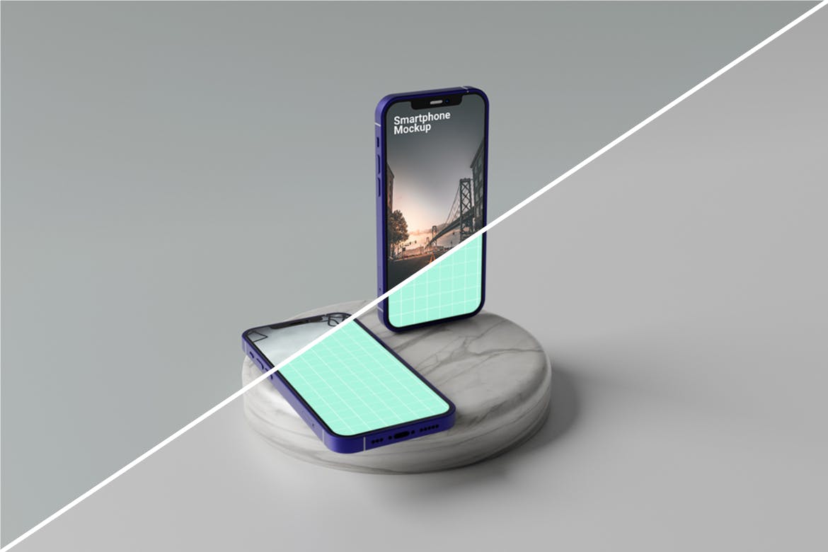 一套高端手机产品展示PSD素材