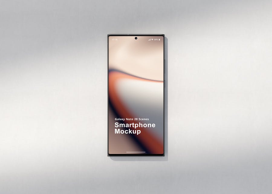 一套少见的手机Galaxy Note20 屏幕手机样机场景PSD素材