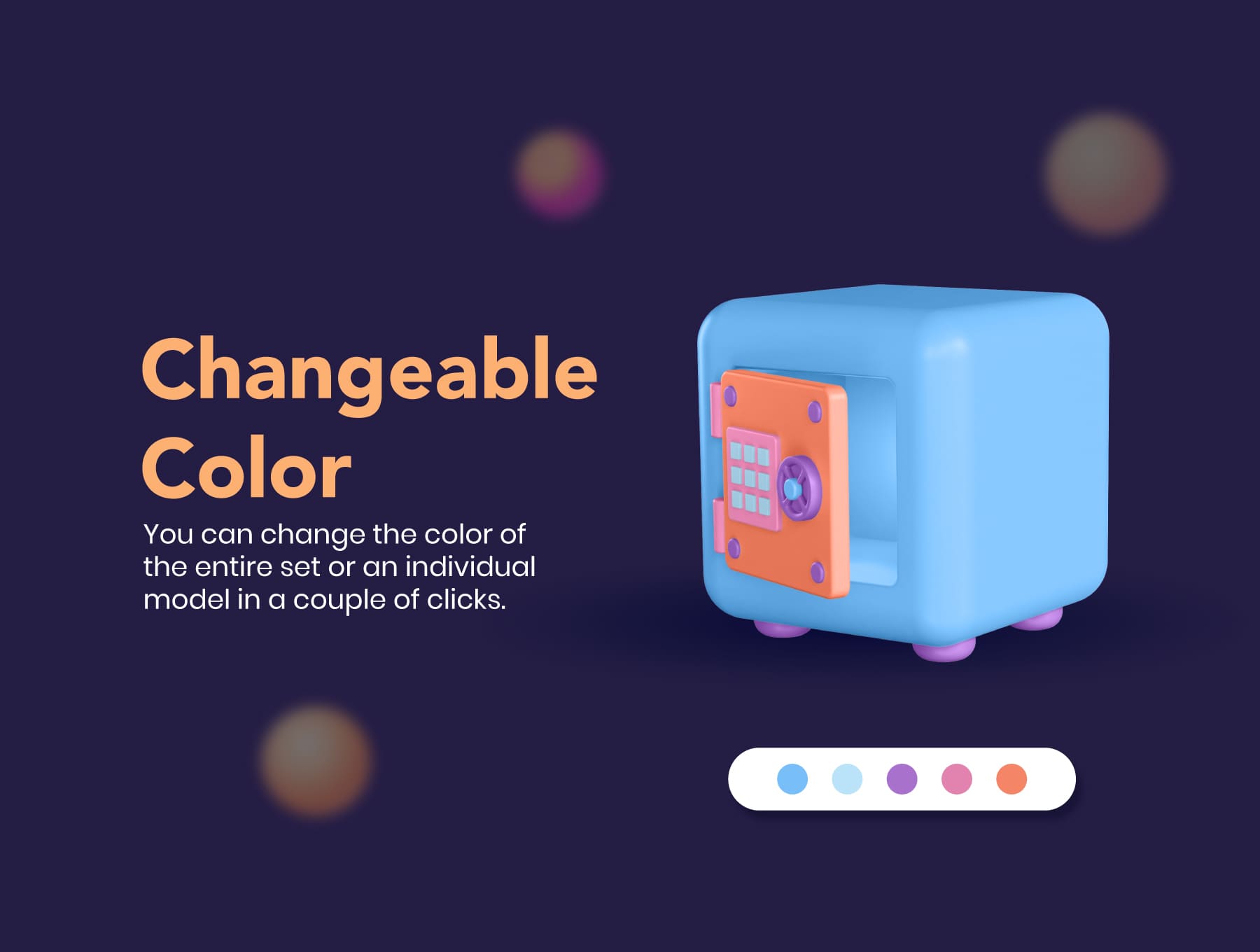 25个金融商业类3D图标ICON素材