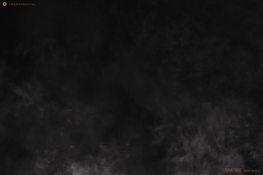 非常逼真的烟雾烟尘Procreate笔刷