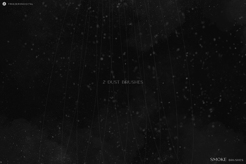 非常逼真的烟雾烟尘Procreate笔刷