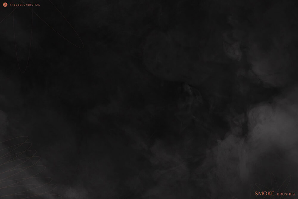 非常逼真的烟雾烟尘Procreate笔刷