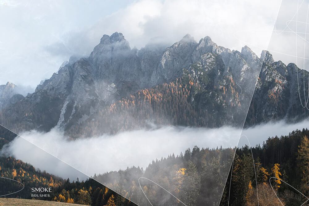 非常逼真的烟雾烟尘Procreate笔刷