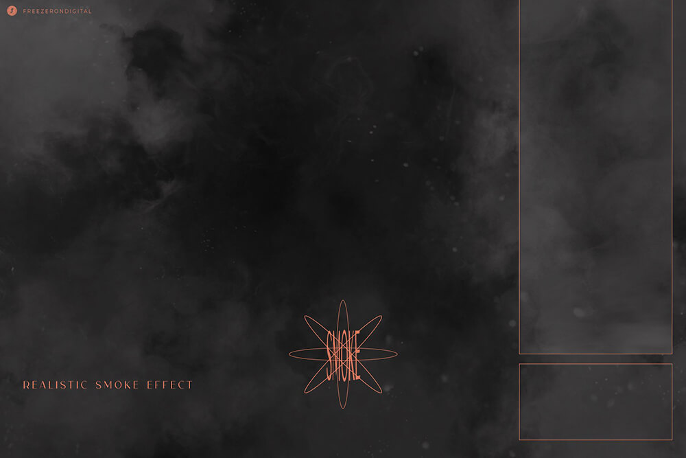 非常逼真的烟雾烟尘Procreate笔刷