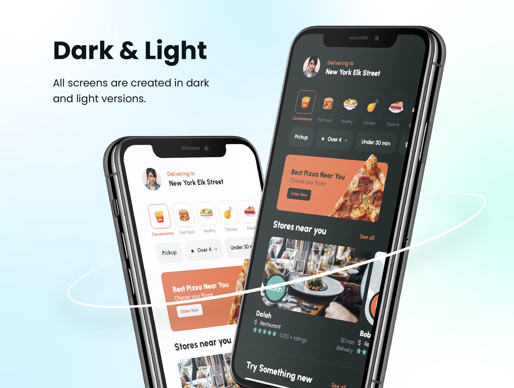 66个绿色餐饮食物类APP UI KIT素材包