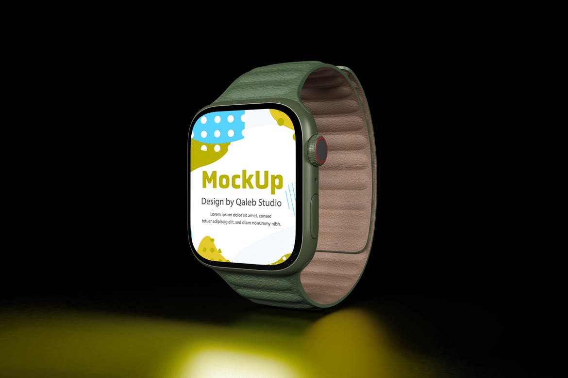 苹果智能手表Apple Watch样机PSD素材