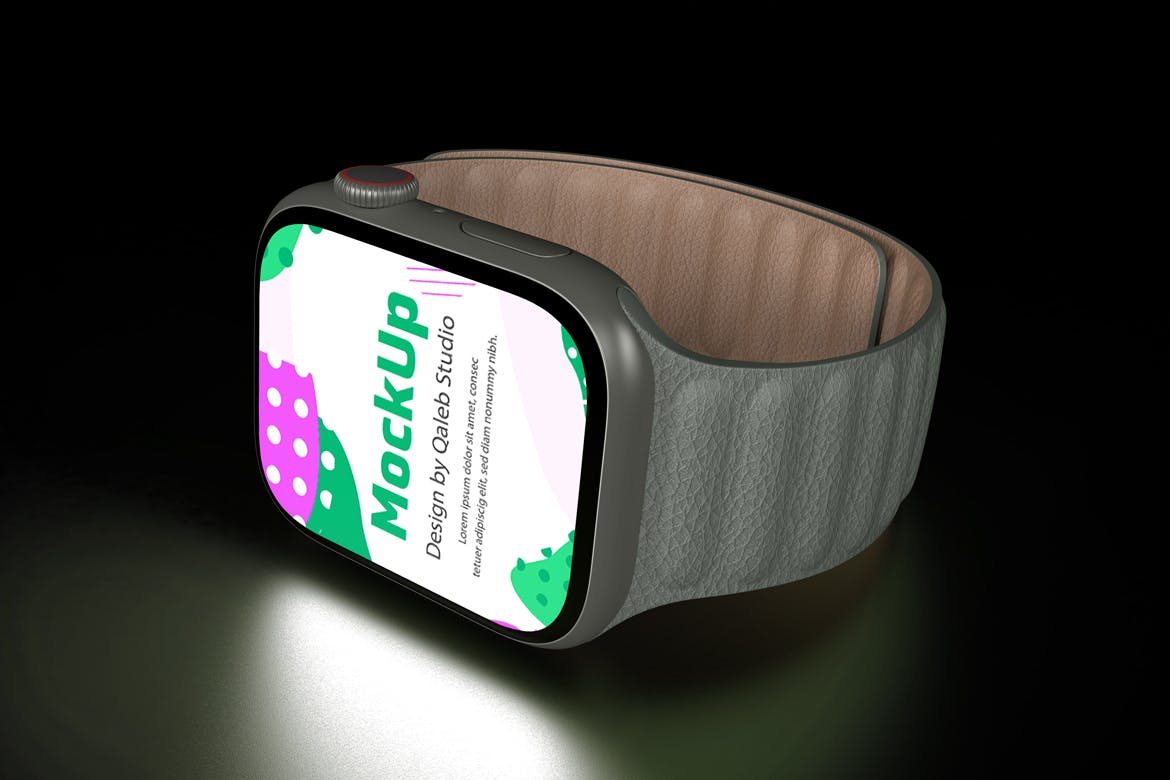 苹果智能手表Apple Watch样机PSD素材