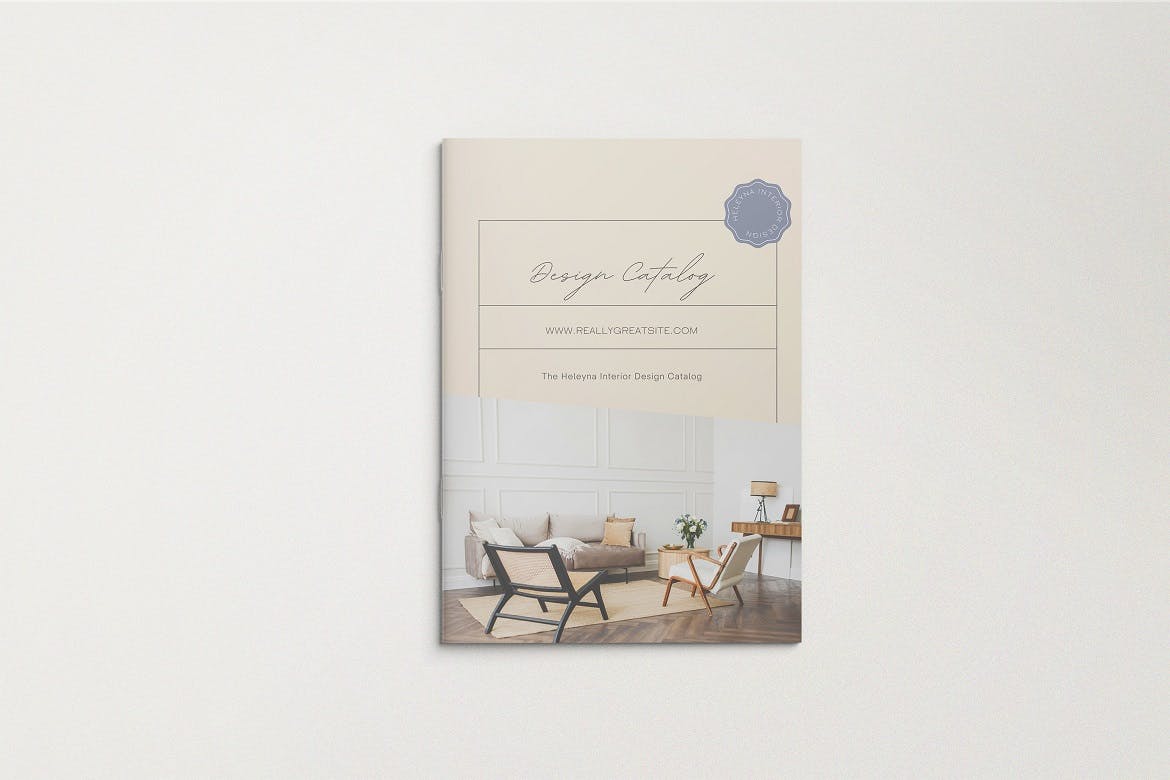 一套宣传册画册目录内页PSD模型素材