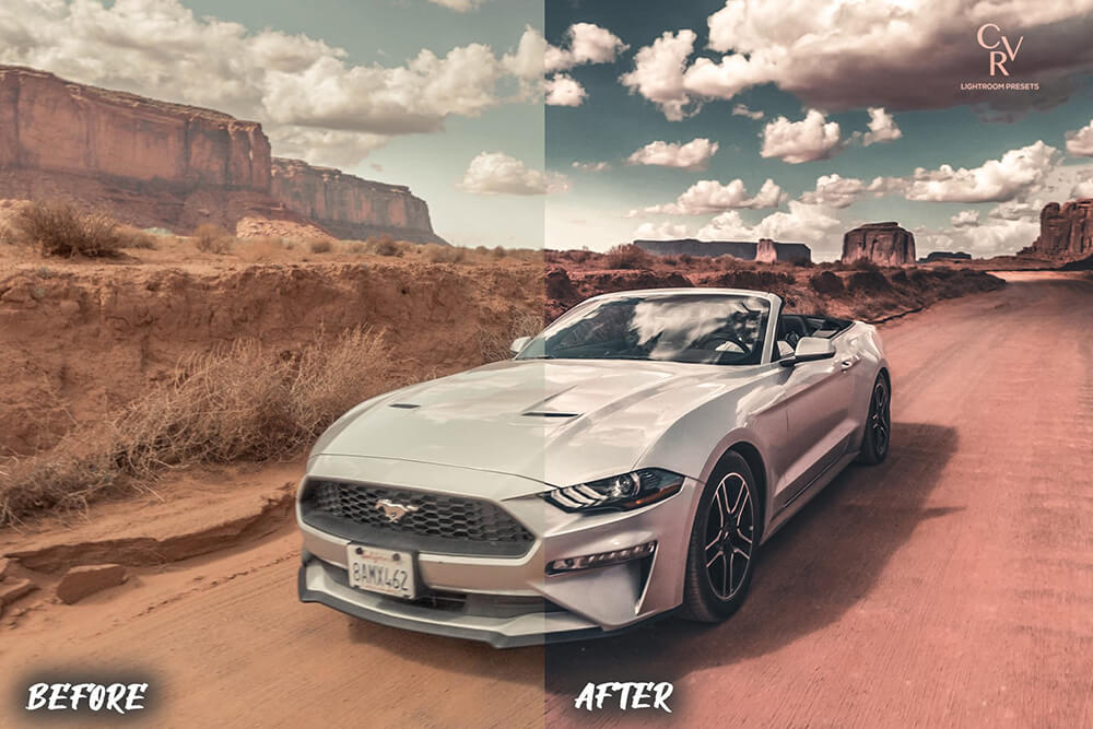 6个高品质汽车照片滤镜LR预设素材插件