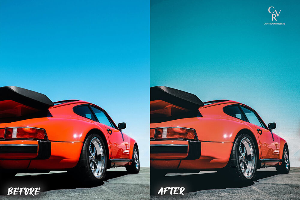 6个高品质汽车照片滤镜LR预设素材插件