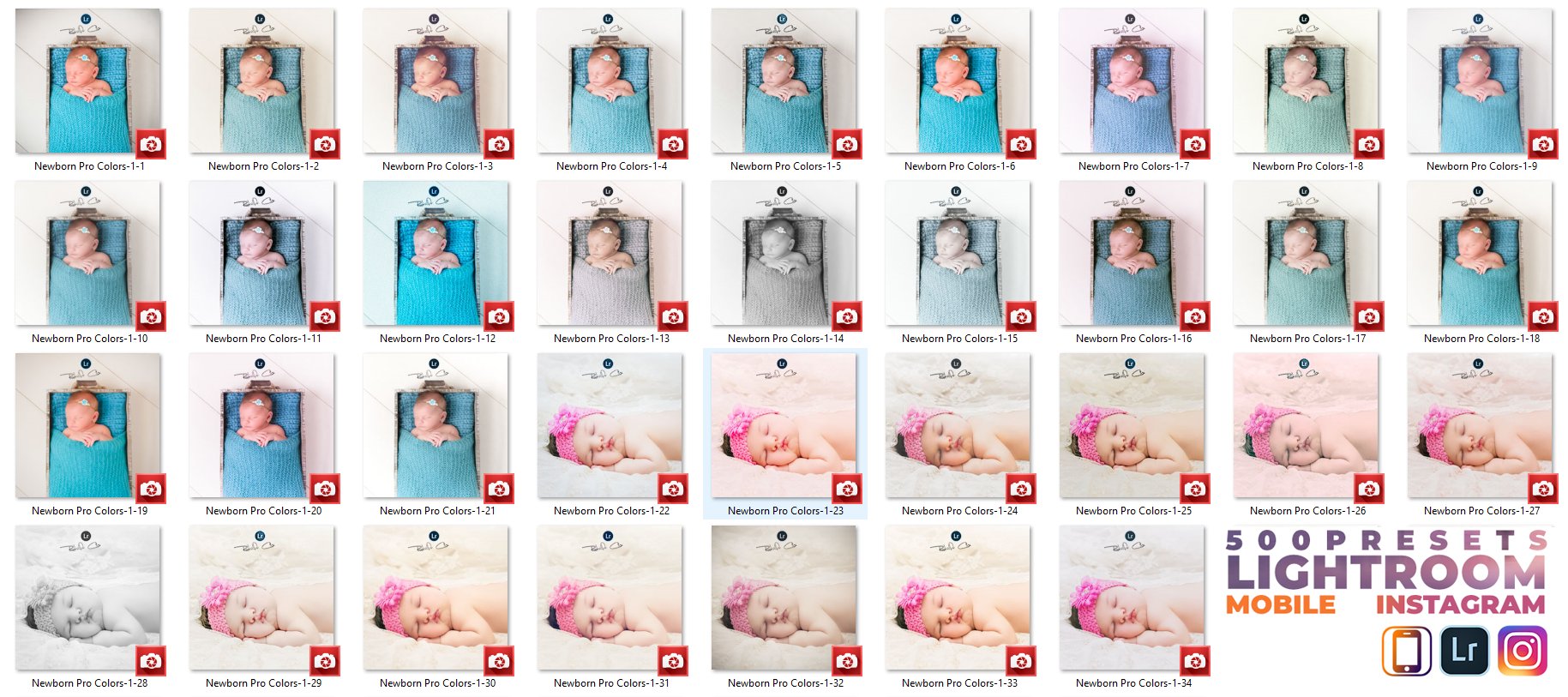 500个适合摄影师的照片调色滤镜LR预设，总有一个适合你