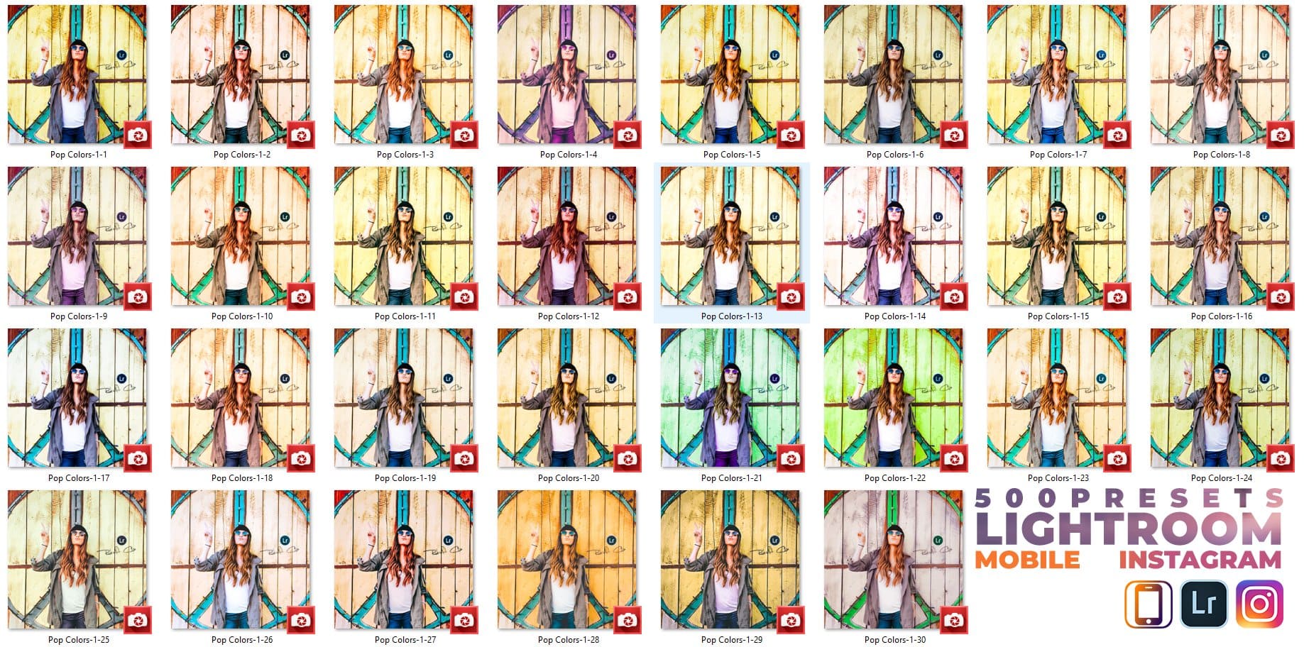 500个适合摄影师的照片调色滤镜LR预设，总有一个适合你