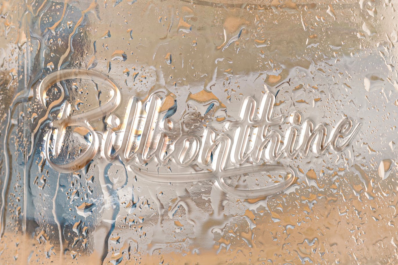 逼真有质感玻璃浮雕效果LOGO标志VI样机PSD素材