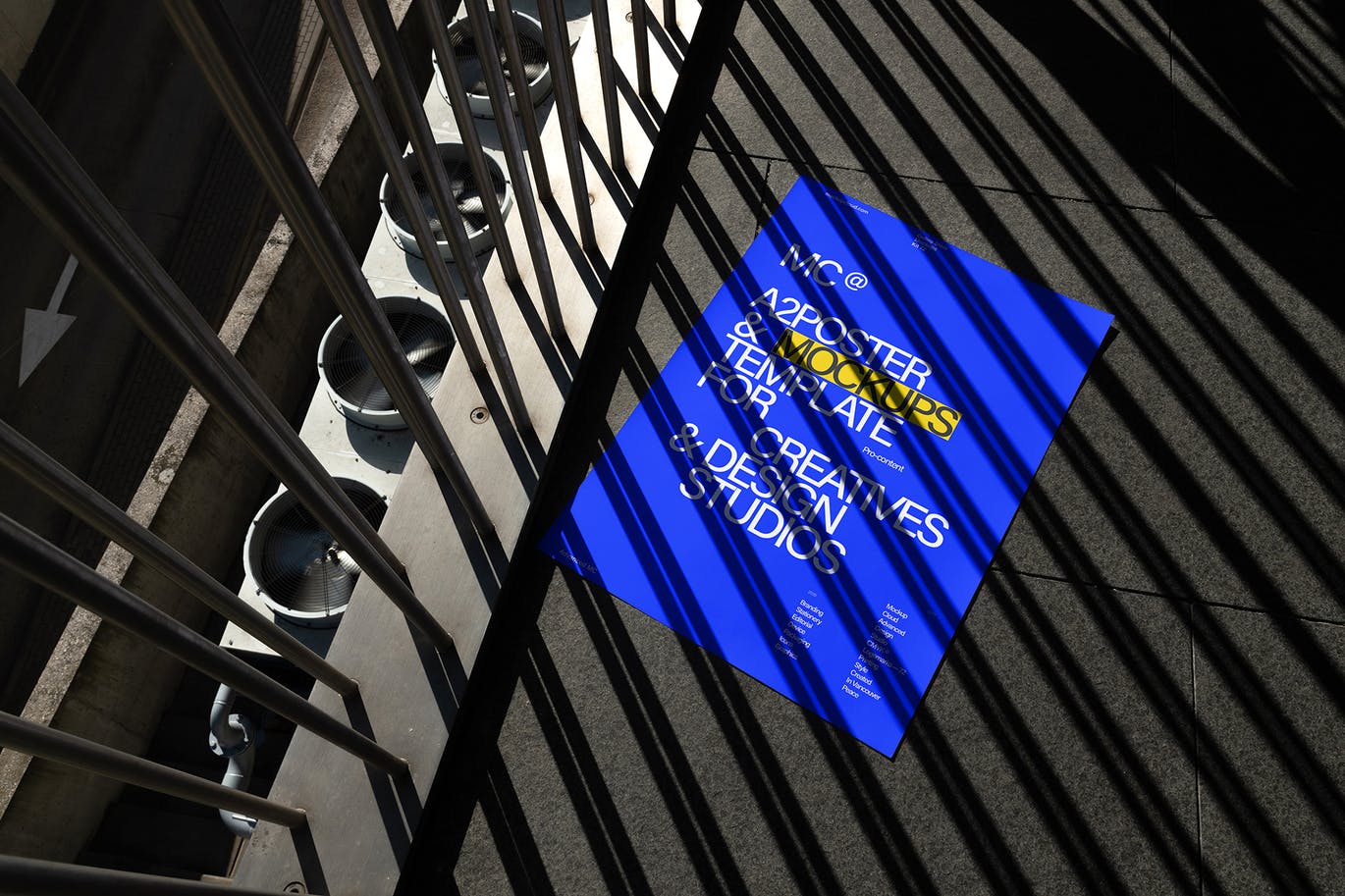 高端高品质光影效果海报设计VI样机PSD素材