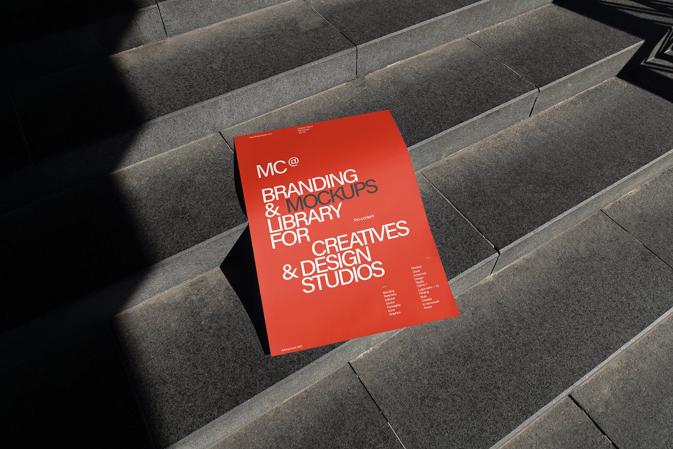 高端高品质光影效果海报设计VI样机PSD素材