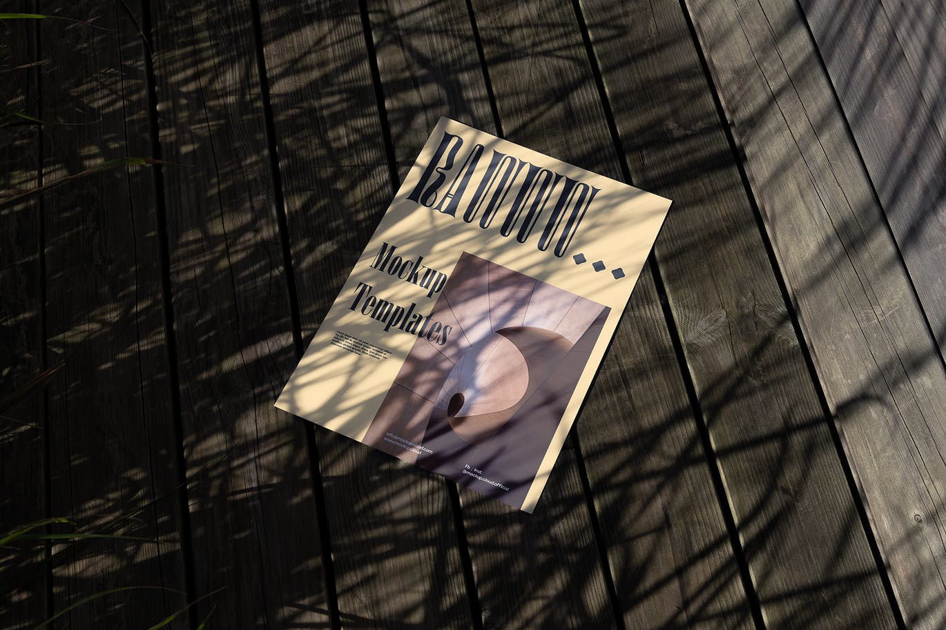 高端高品质光影效果海报设计VI样机PSD素材