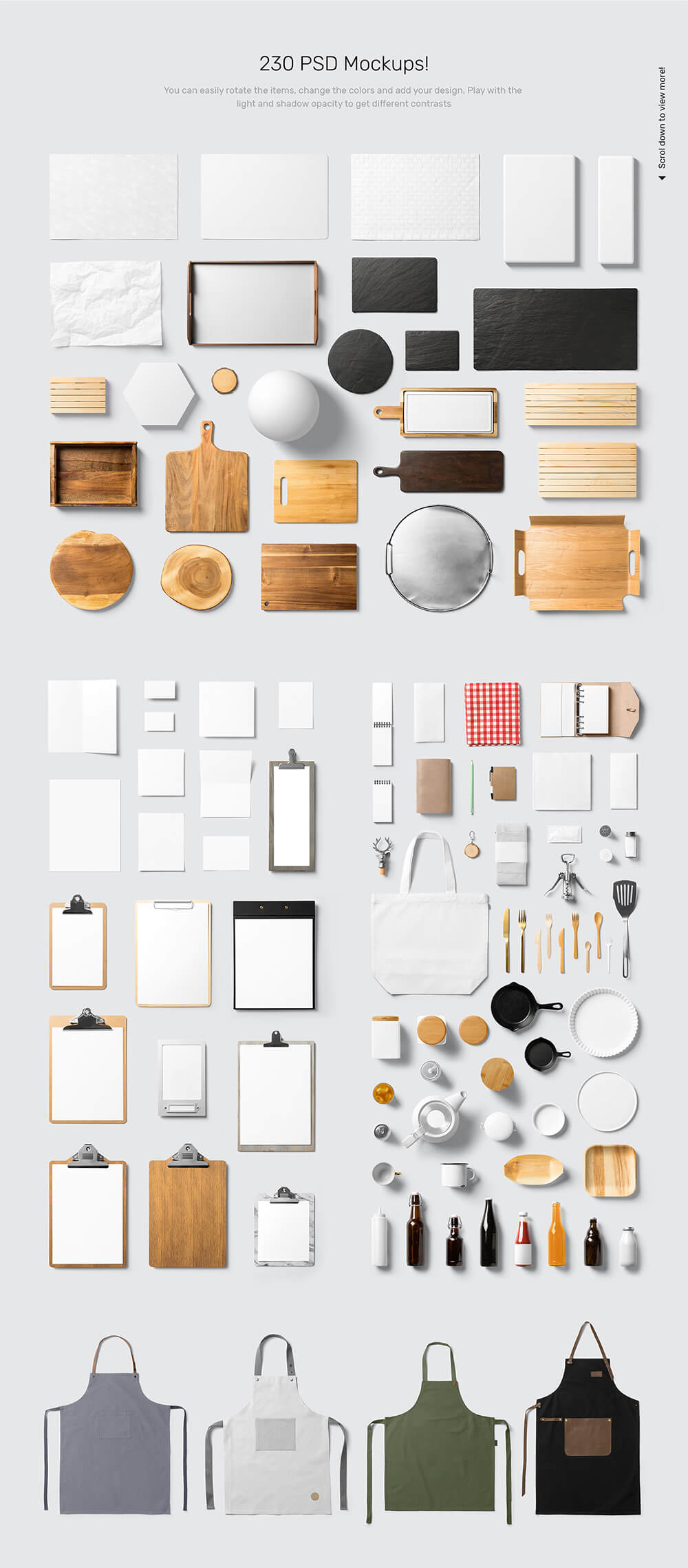 超级逼真的汉堡场景样机PSD素材包