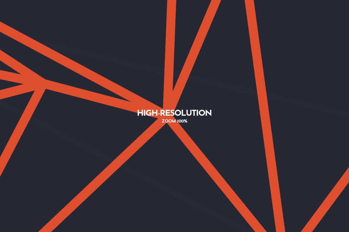 一套几何图形PS笔刷画笔素材